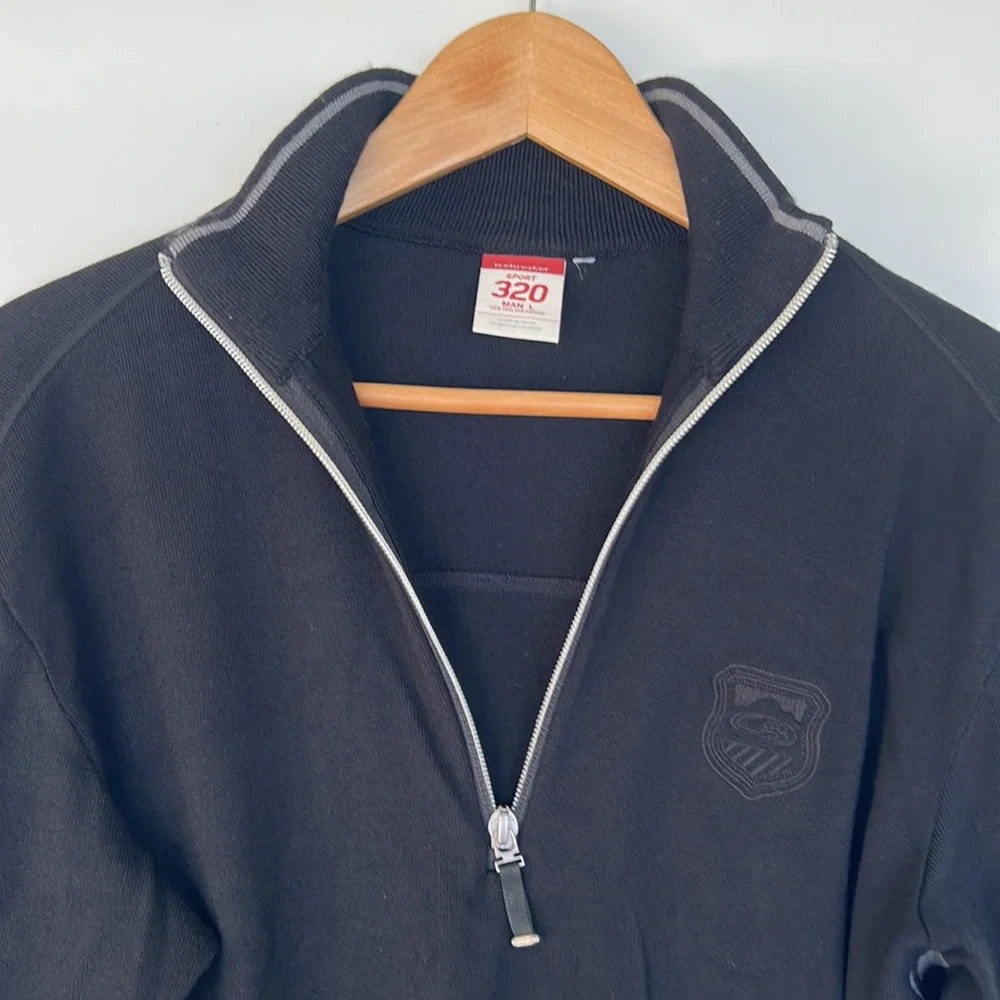 NOS Icebreaker Mens L Sport 320 Merino Wool Long Sleeve Half Zip Mid Layer Top - Picture 4 of 13